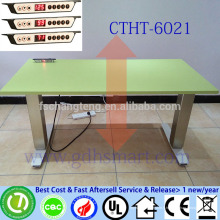Tables de bureau réglables en hauteur électrique avec 2 cadres en alliage d&#39;aluminium